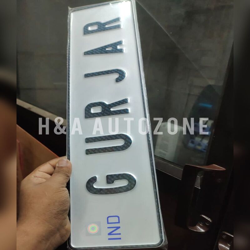 Embossed Number Plates For Bikes