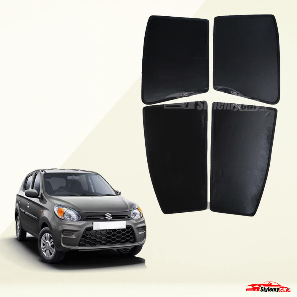 Alto 800 Z Black Half Cut Sunshades