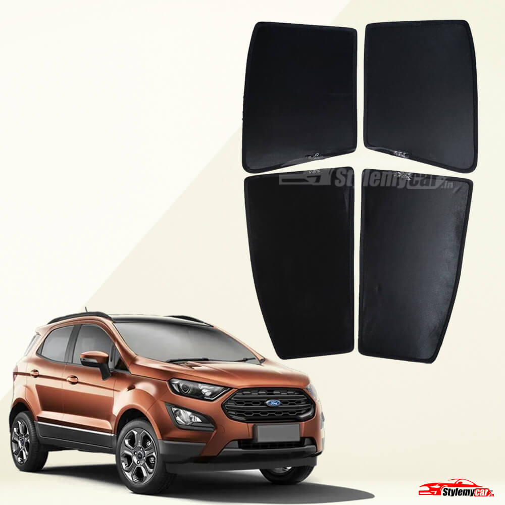 Ford Ecosport Z Black Half Cut Sunshades