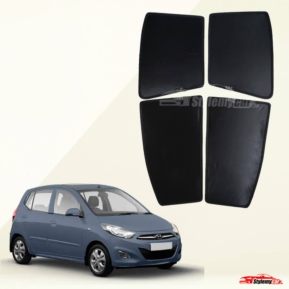 Hyundai i10 Z Black Half Cut Sunshades