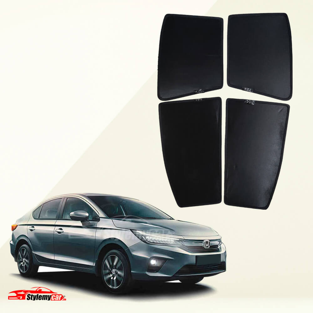 Honda City 2021 Z Black Half Cut Sunshades