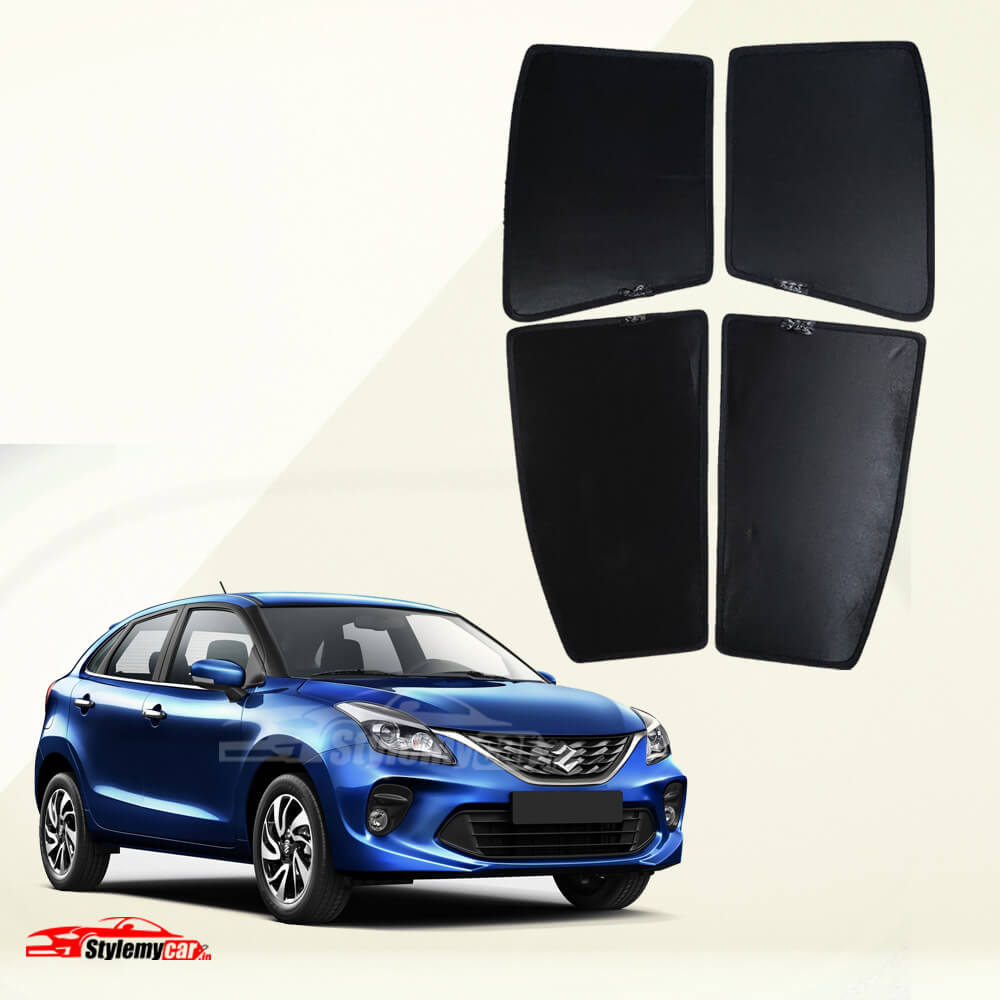 Maruti Baleno Z Black Half Cut Sunshades