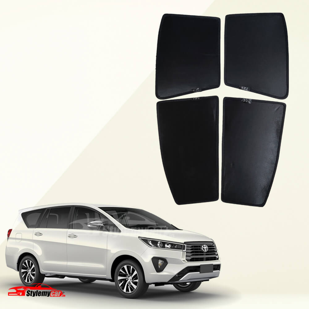 Toyota Crysta Z Black Half Cut Sunshades