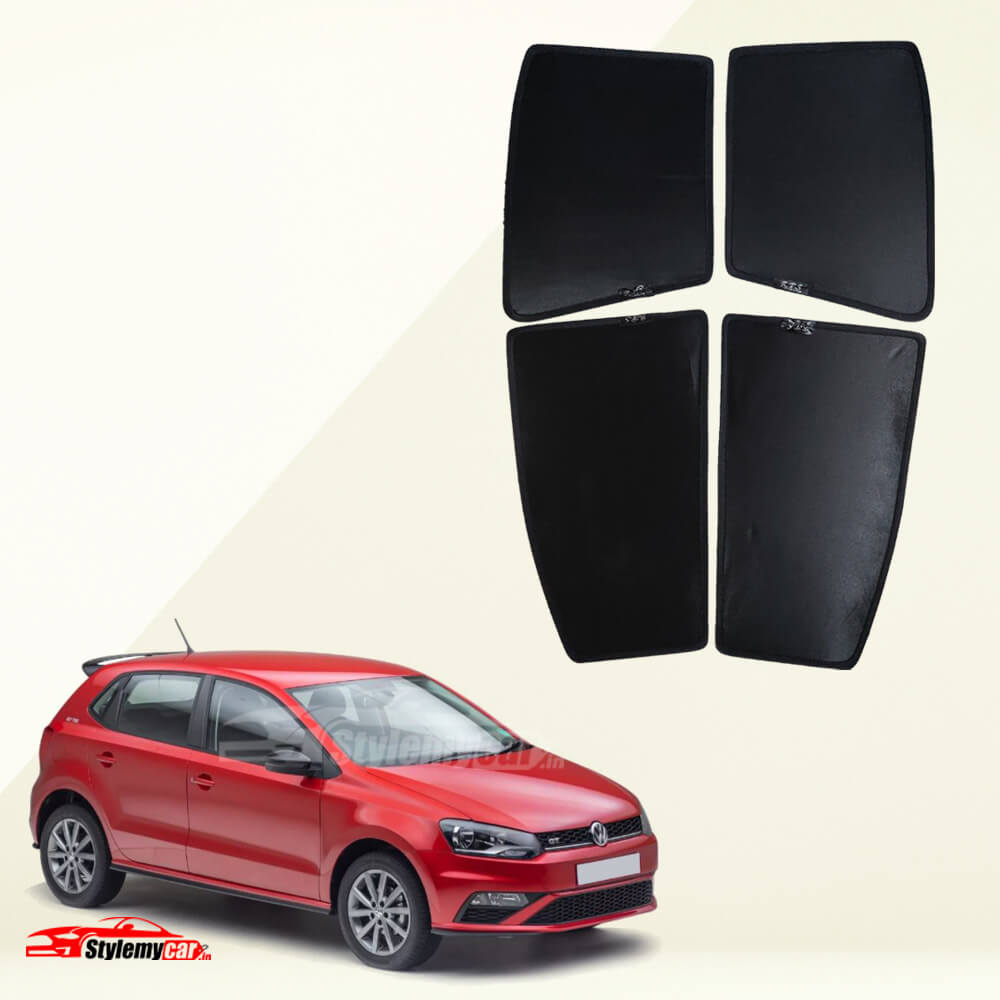 Volkswagen Polo Z Black Half Cut Sunshades