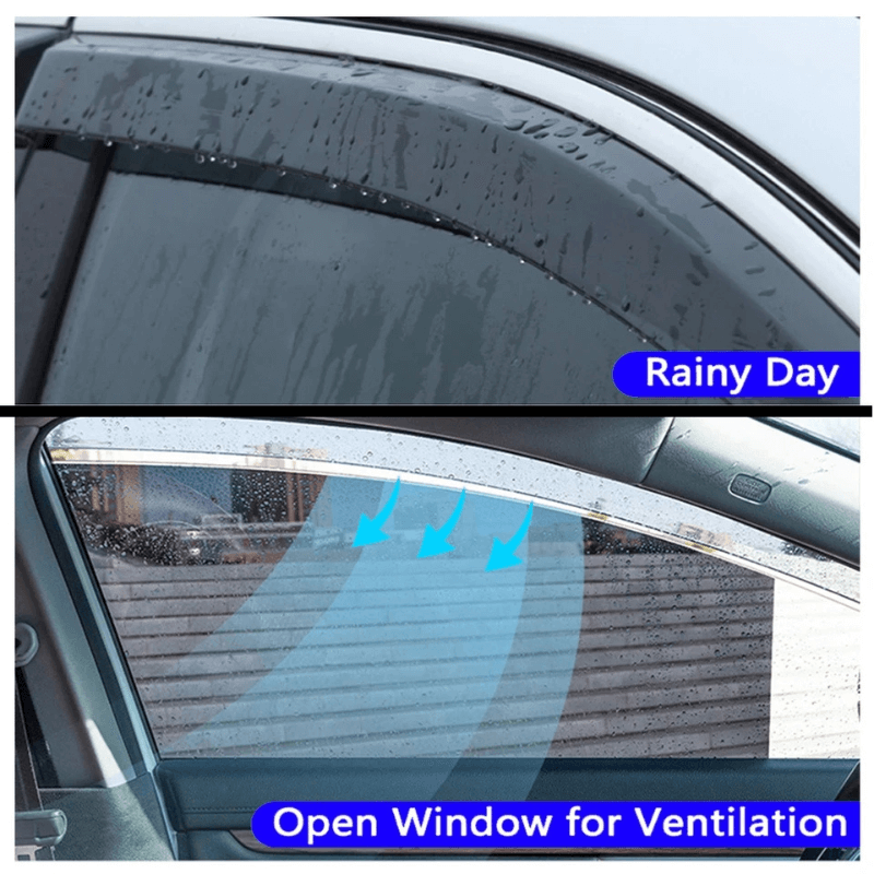 Tata Nexon 2023 Model Door Visor Chrome Lining