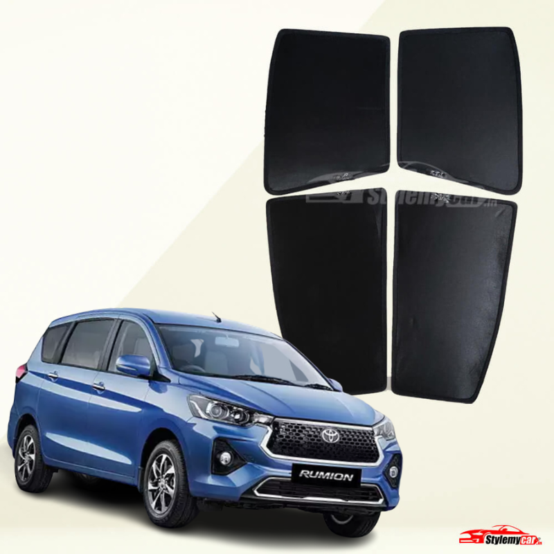 Toyota Rumion Z Black Half Cut Sunshades