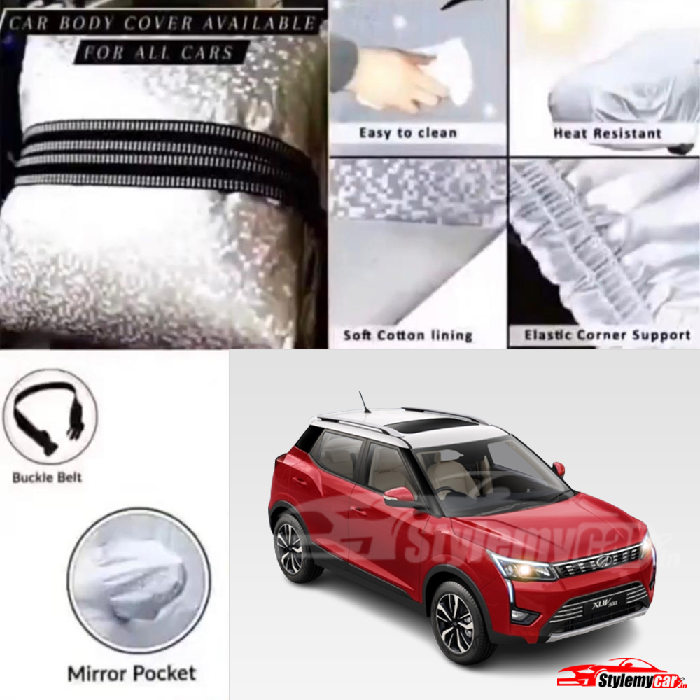 Mahindra XUV300 Waterproof Body Cover with UV Rays Projection