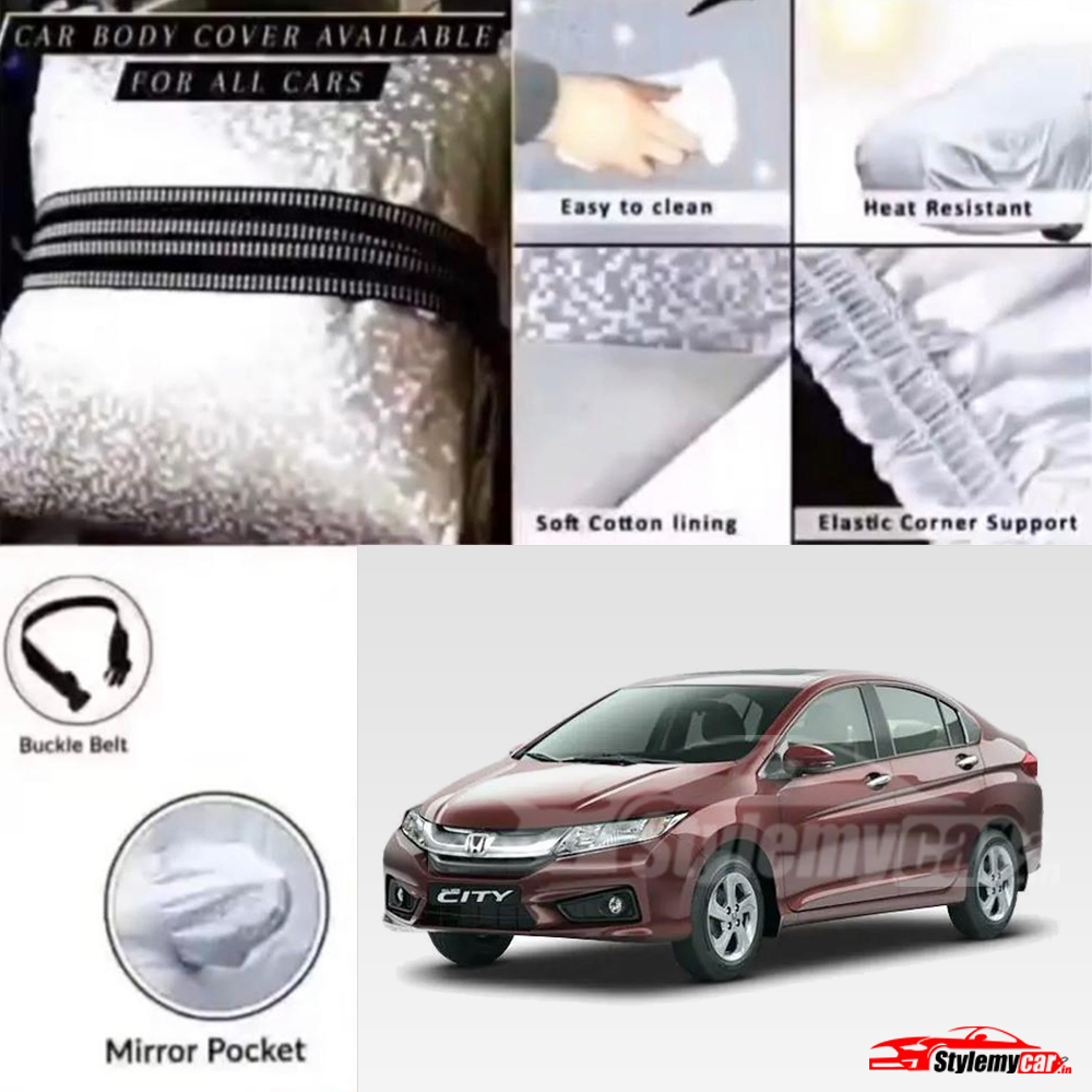 Honda City 2015 Waterproof Body Cover with UV Rays Projection