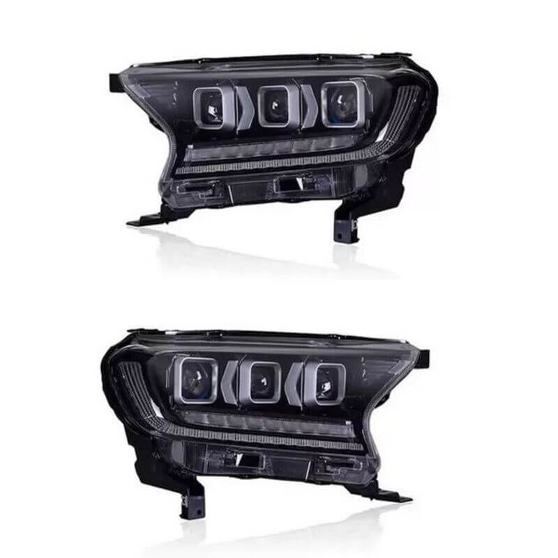 Ford Endeavour Projector Headlights Set Bugatti Style