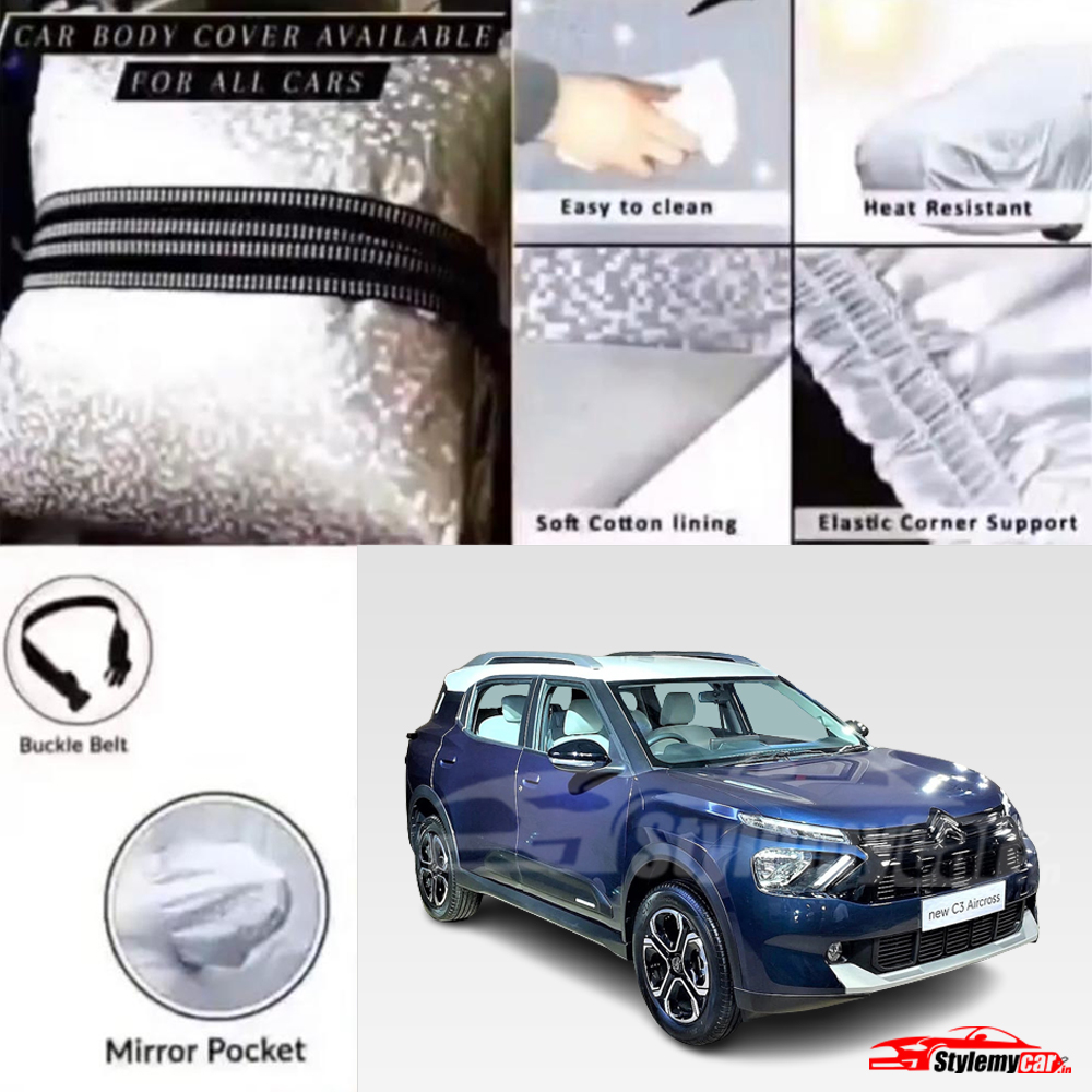 Citroen Aircross C3 Waterproof Body Cover with UV Rays Projection