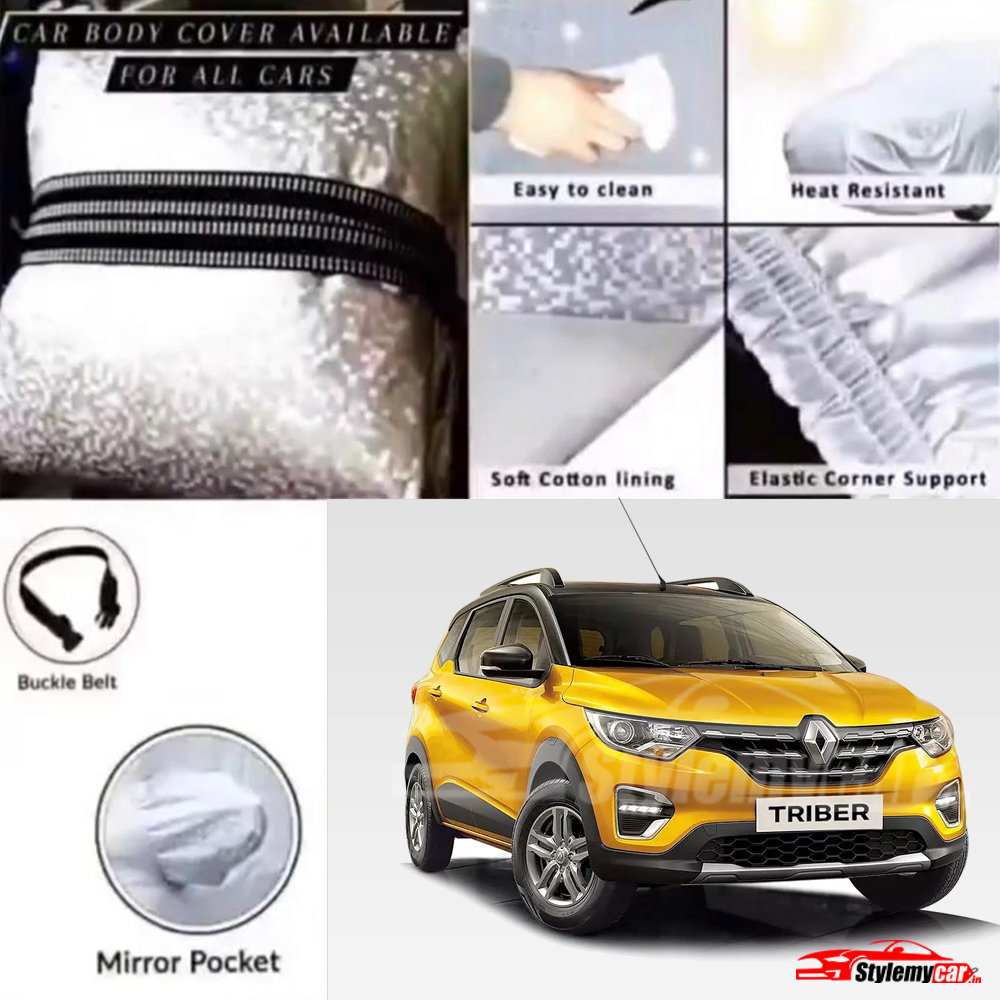 Renault Triber Waterproof Body Cover with UV Rays Projection