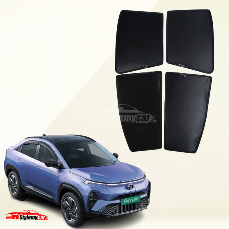 Tata Curvv.EV Z Black Half Cut Sunshades