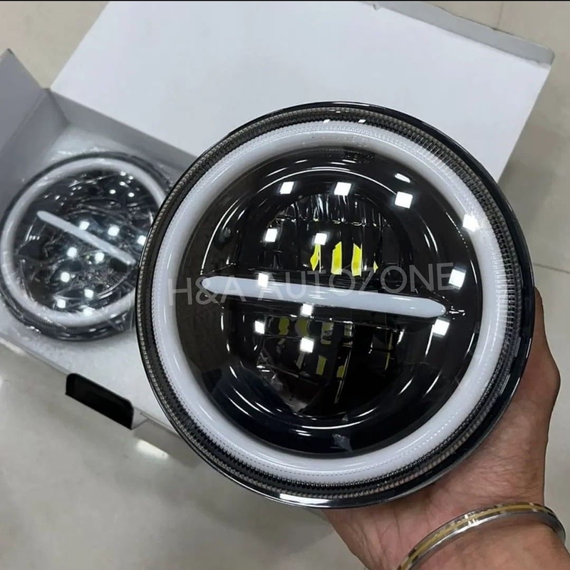 Mahindra Thar Minus Headlights With DRL