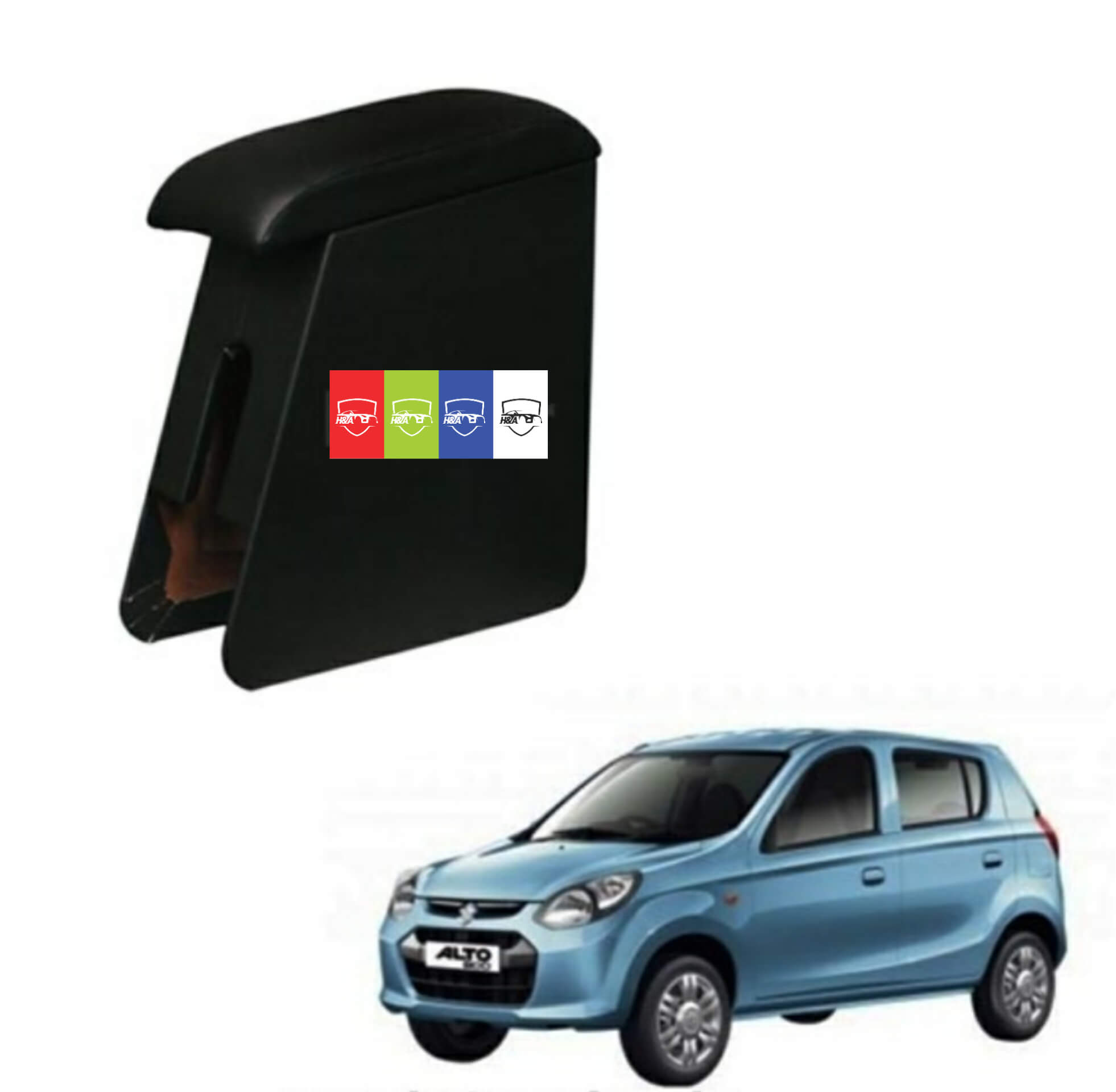 Maruti Alto800 Armrest Wooden Type with Storage