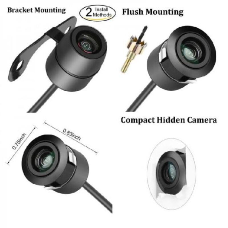 Car Rear View Reversing Waterproof Parking Camera Universal Fit