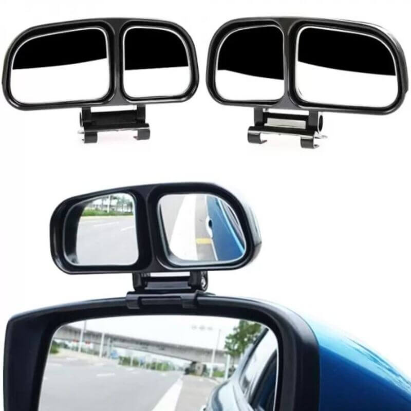 Rear View Blind Spot Parking Mirror Adjustable 360 Degree Wide Angle