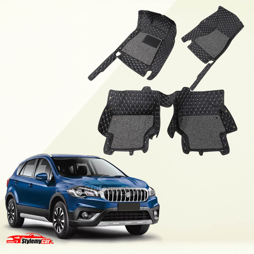 Maruti Scross Premium 7D Floor Mats