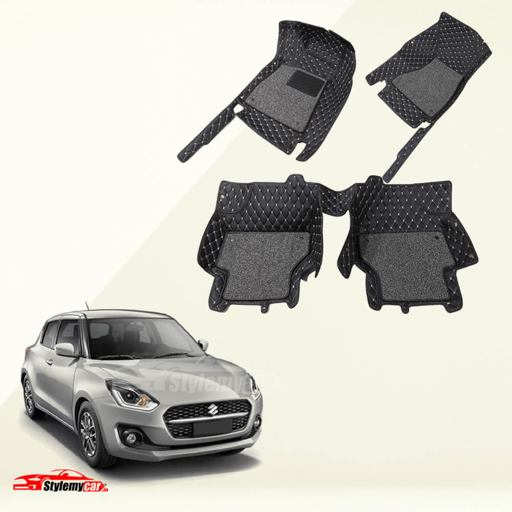 Maruti Swift 2018-2021 Premium 7D Floor Mats