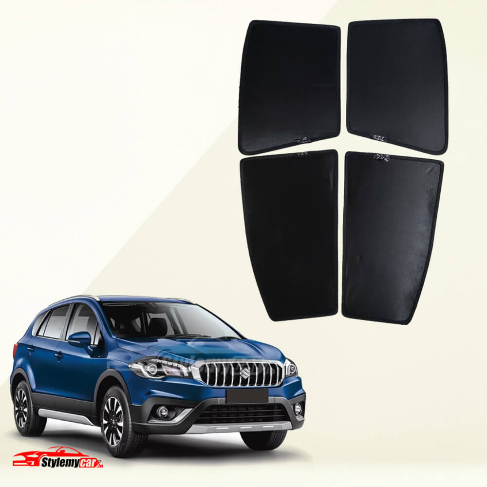 Maruti Scross Z Black Half Cut Sunshades