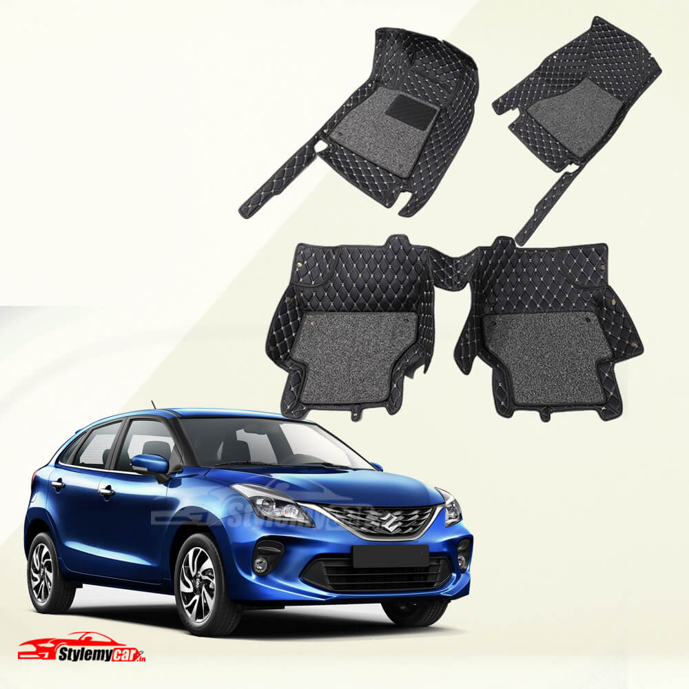 Toyota Glanza Premium 7D Floor Mats