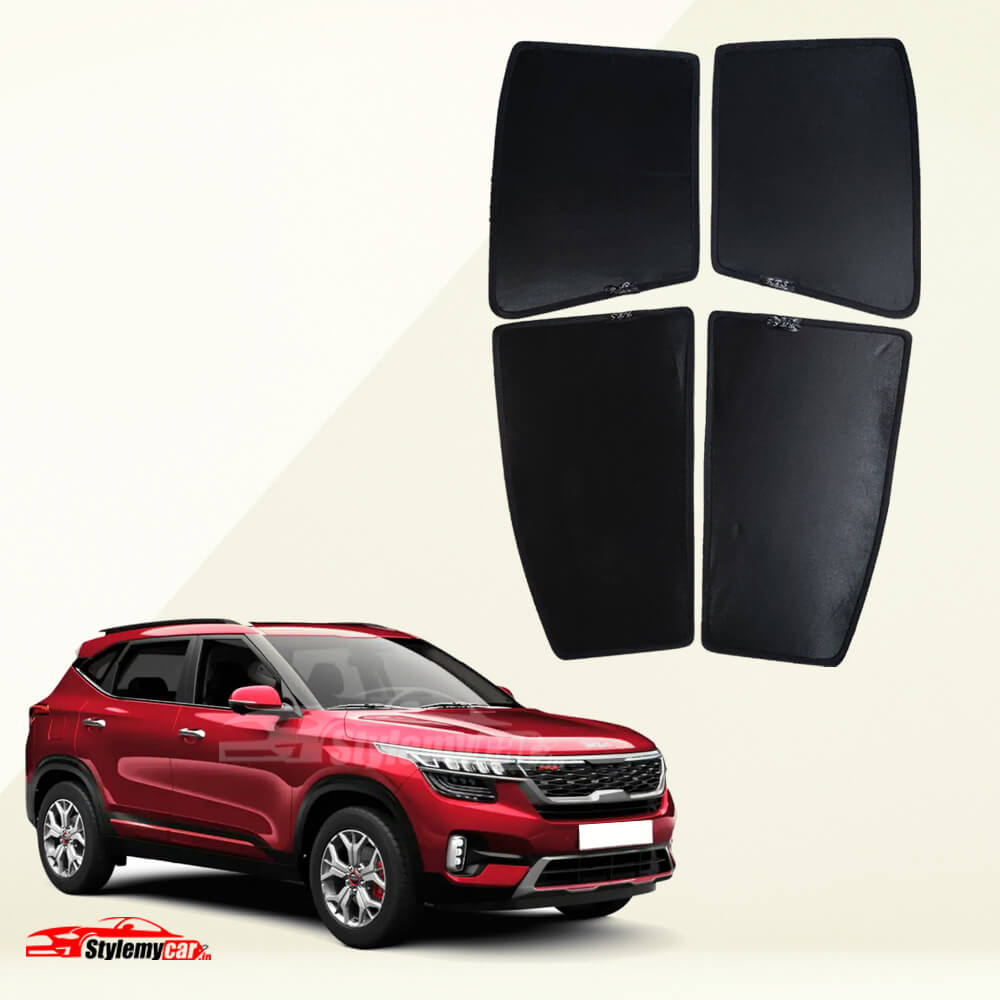 Kia Seltos Z Black Half Cut Sunshades