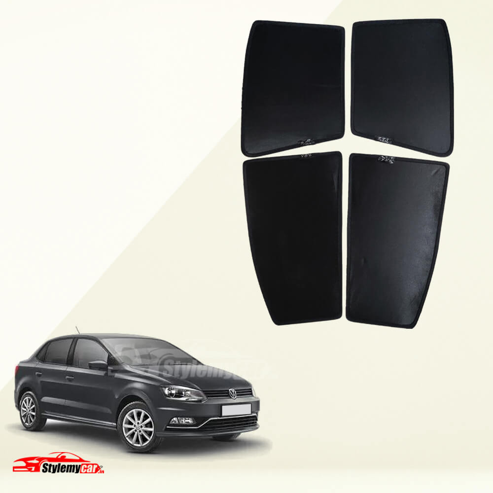 Volkswagen Ameo Z Black Half Cut Sunshades