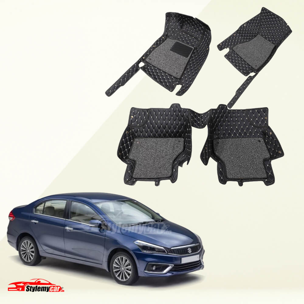 Maruti Ciaz Premium 7D Floor Mats