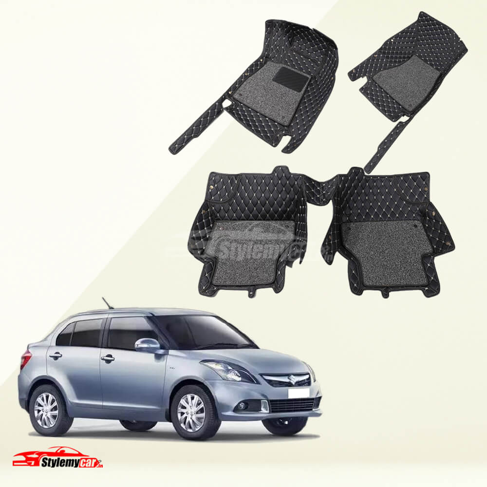 Maruti Dzire 2012-2017 Premium 7D Floor Mats