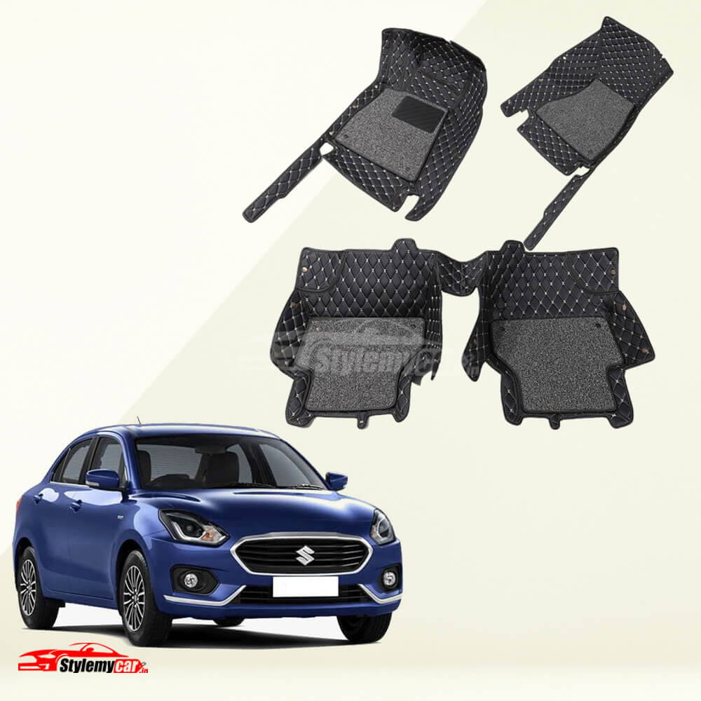 Maruti Dzire 2017-2021 Premium 7D Floor Mats