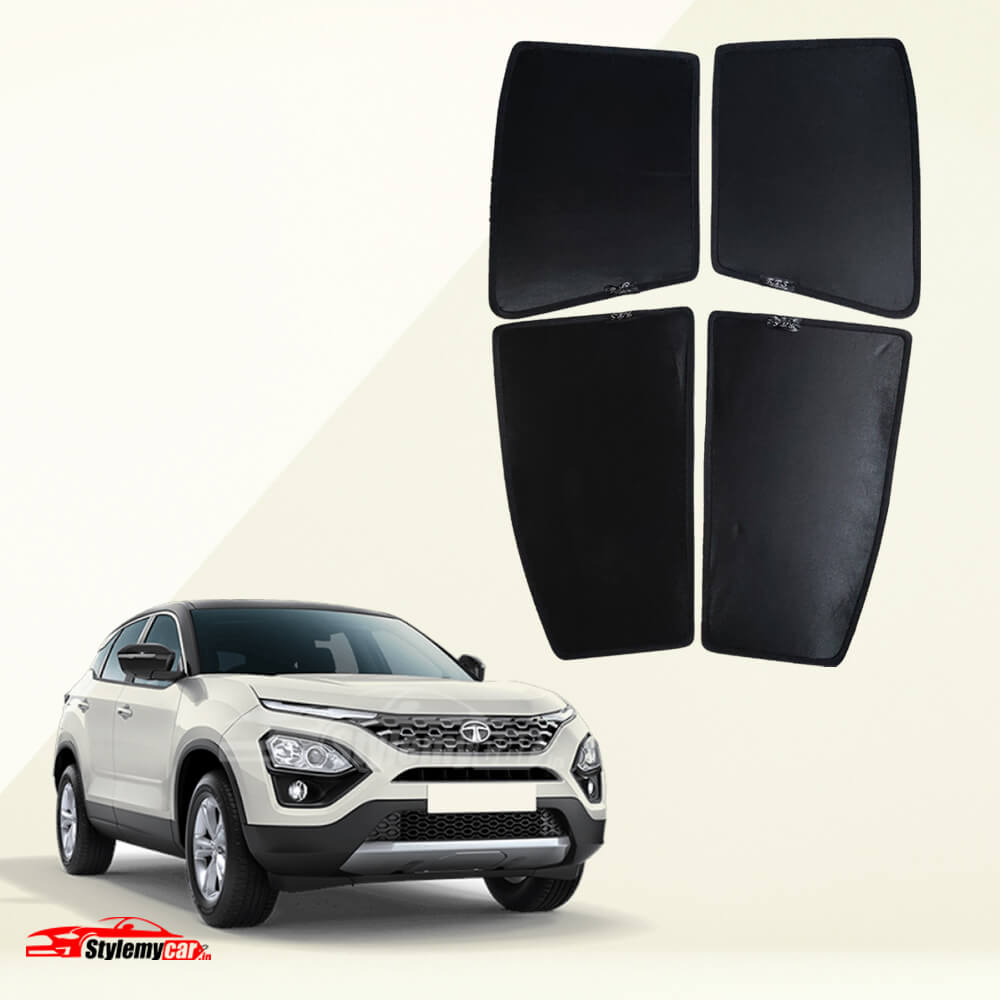 Tata Harrier Z Black Half Cut Sunshades