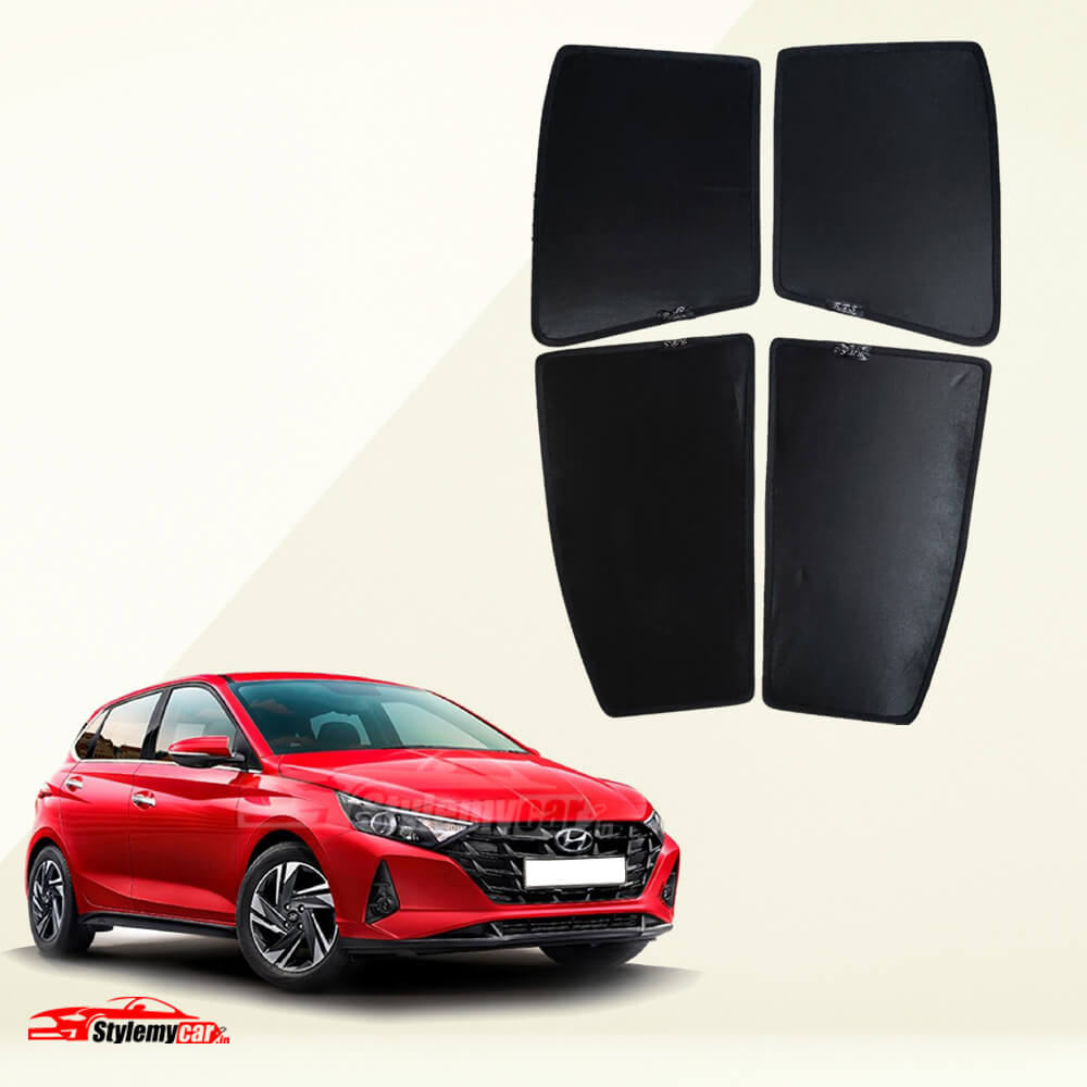 Hyundai i20 2021 Z Black Half Cut Sunshades