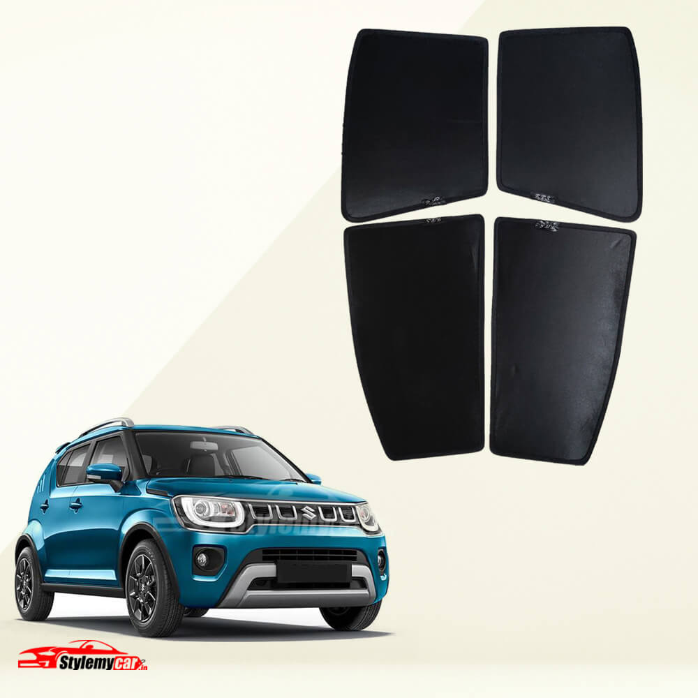 Maruti Ignis Z Black Half Cut Sunshades