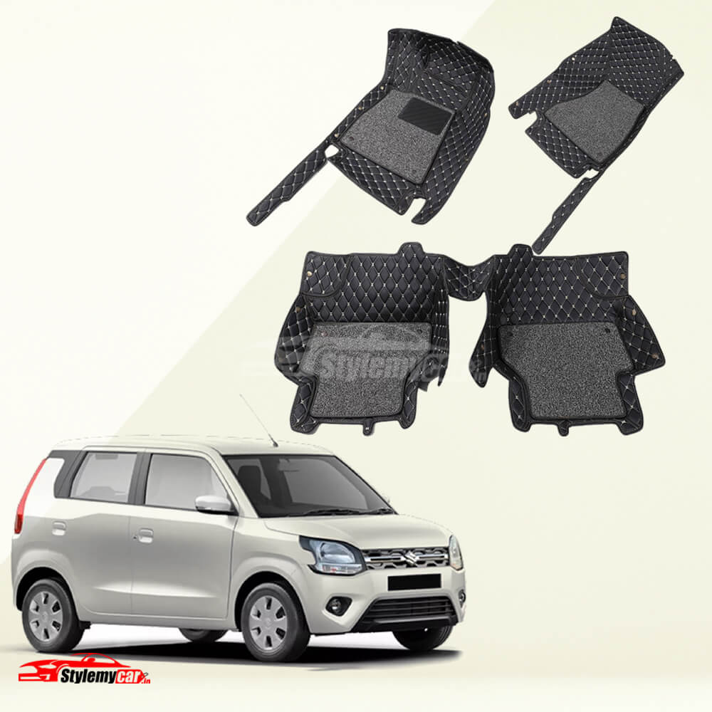 Maruti Wagonr 2018-2021 Premium 7D Floor Mats