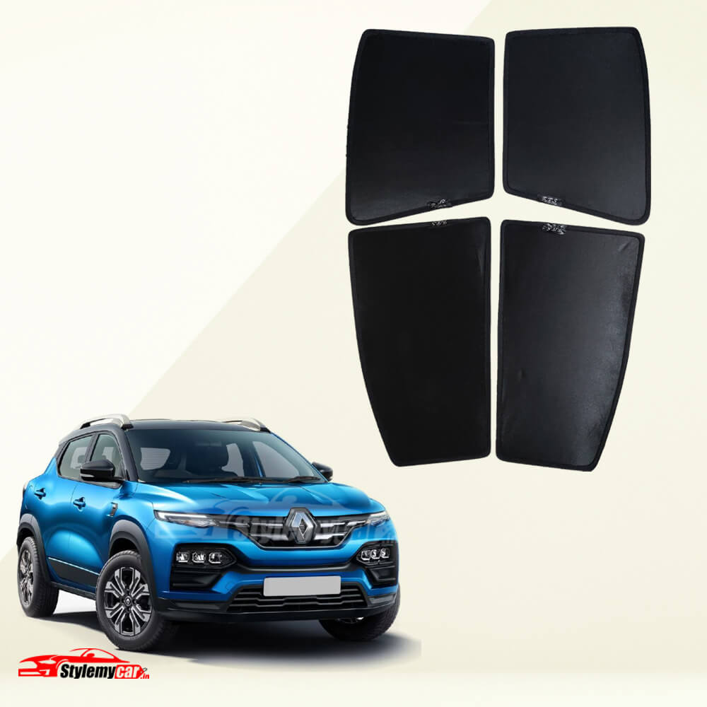 Renault Kiger Z Black Half Cut Sunshades