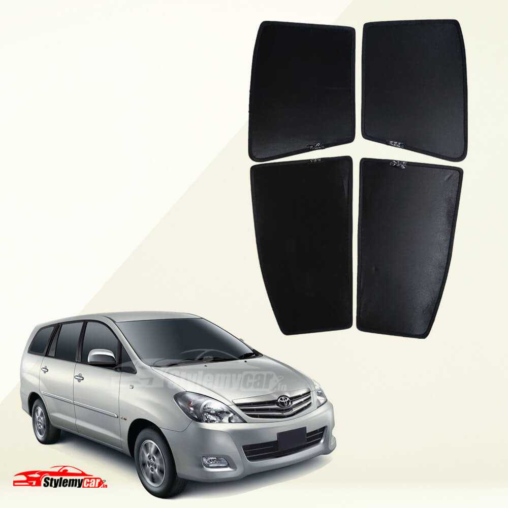 Toyota Innova 2010-2016 Z Black Half Cut Sunshades