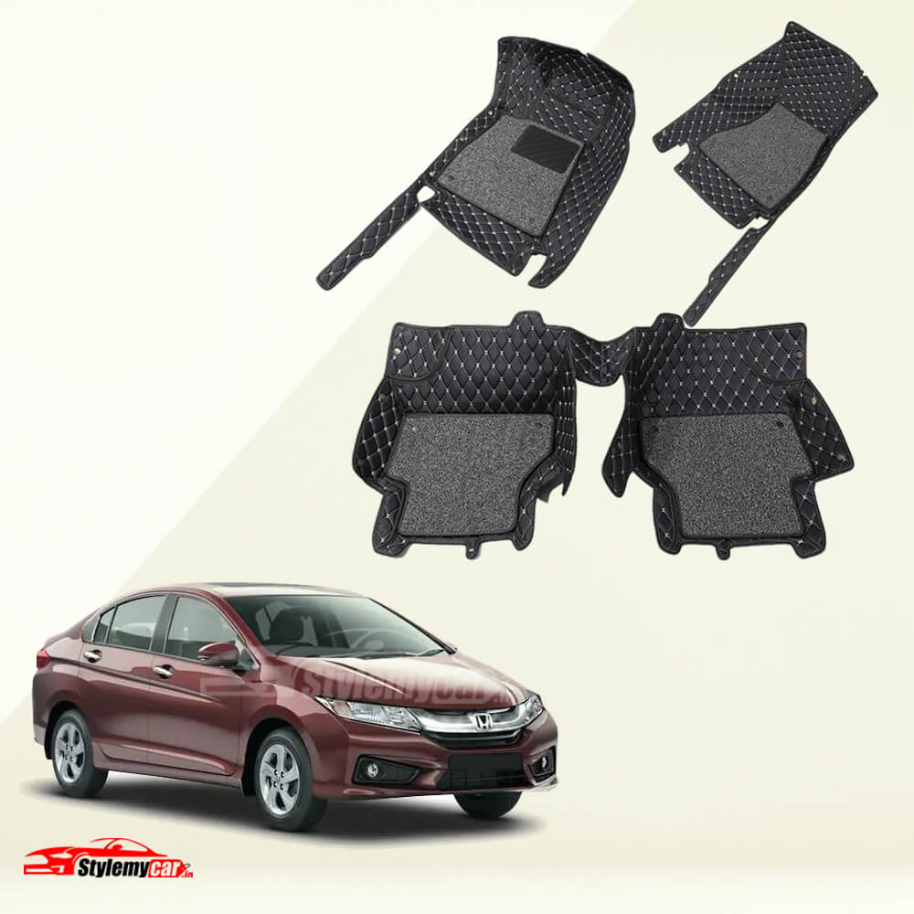 Honda City iDtec 2014-2020 Premium 7D Floor Mats