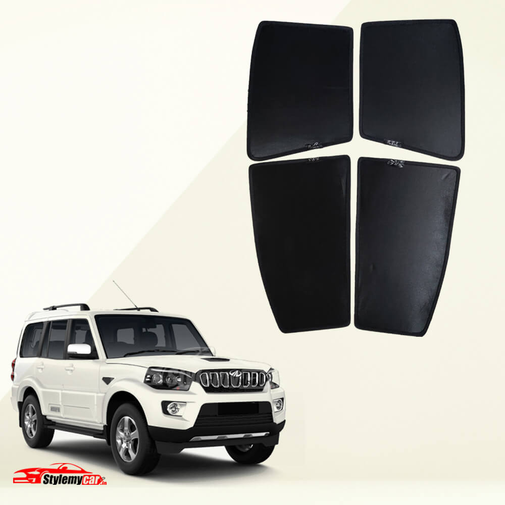 Mahindra Scorpio Z Black Half Cut Sunshades