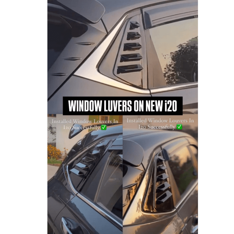 Rear Window Louvers Cover For New I20