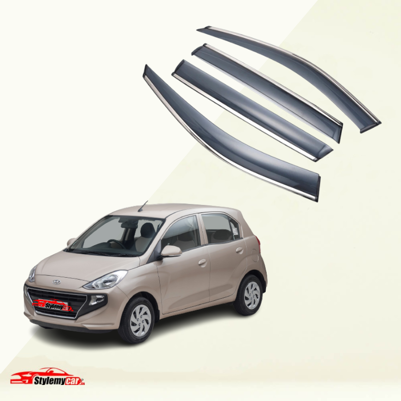 Hyundai Santro 2018 Model Door Visor Chrome Lining