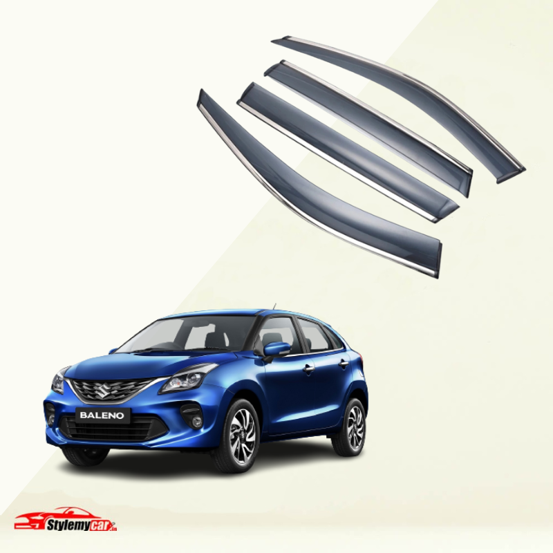 Maruti Suzuki Baleno Door Visor Chrome Lining