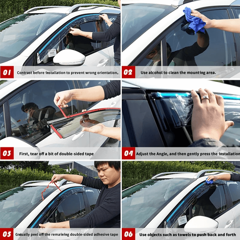 Tata Nexon Door Visor Chrome Lining