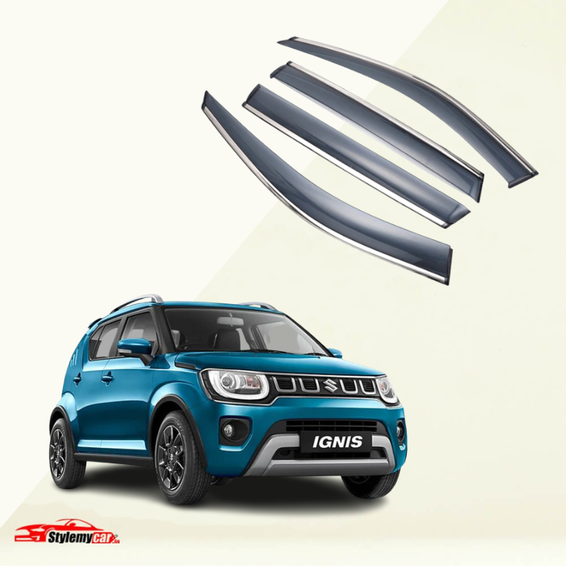 Maruti Suzuki Ignis Door Visor Chrome Lining