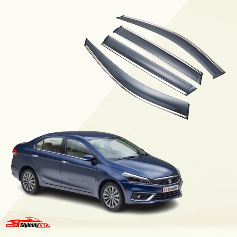 Ciaz chrome deals door visor