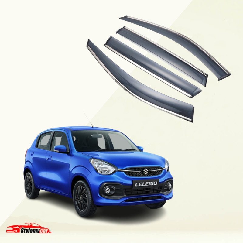 Maruti Suzuki Celerio 2020 Model Door Visor Chrome Lining