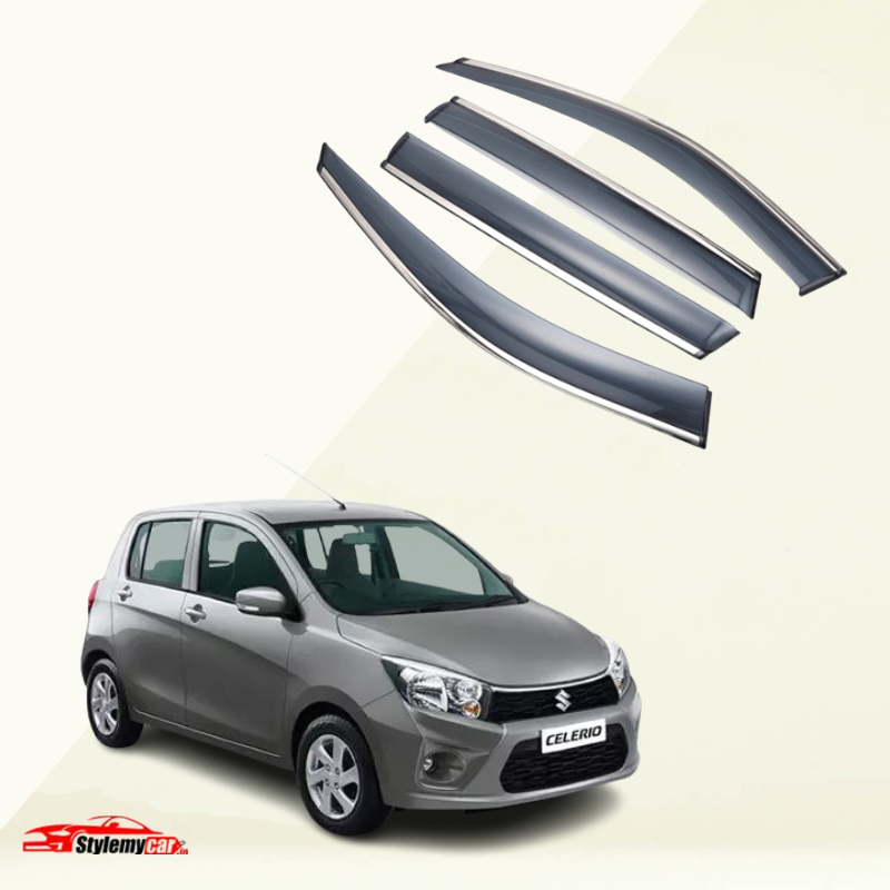 Maruti Suzuki Celerio Door Visor Chrome Lining