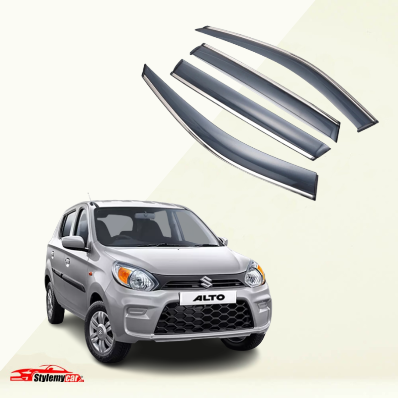 Maruti Suzuki Alto 800 Door Visor Chrome Lining