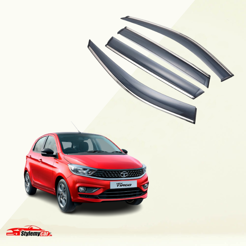 Tata Tiago Door Visor Chrome Lining