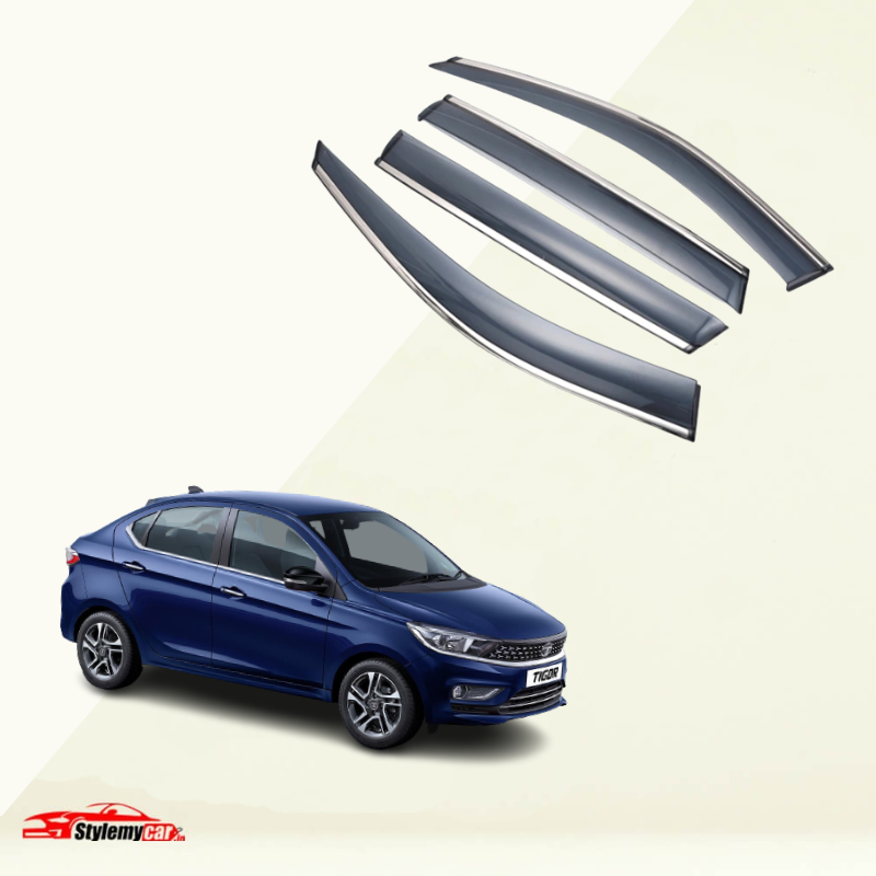 Tata Tigor Door Visor Chrome Lining