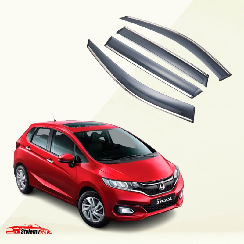 Honda Jazz Door Visor Chrome Lining