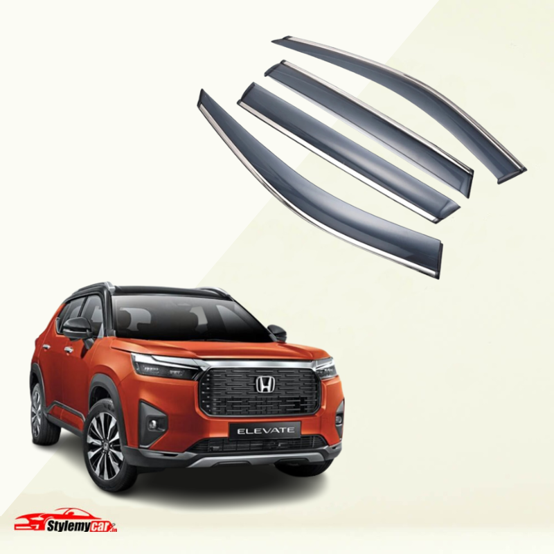 Honda Elevate Door Visor Chrome Lining